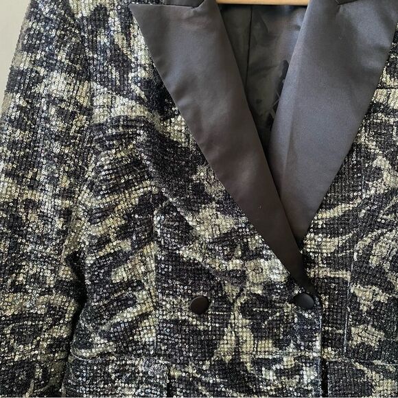 ROTATE Birger Christensen Augustina Sequin Blazer - Picture 8 of 10